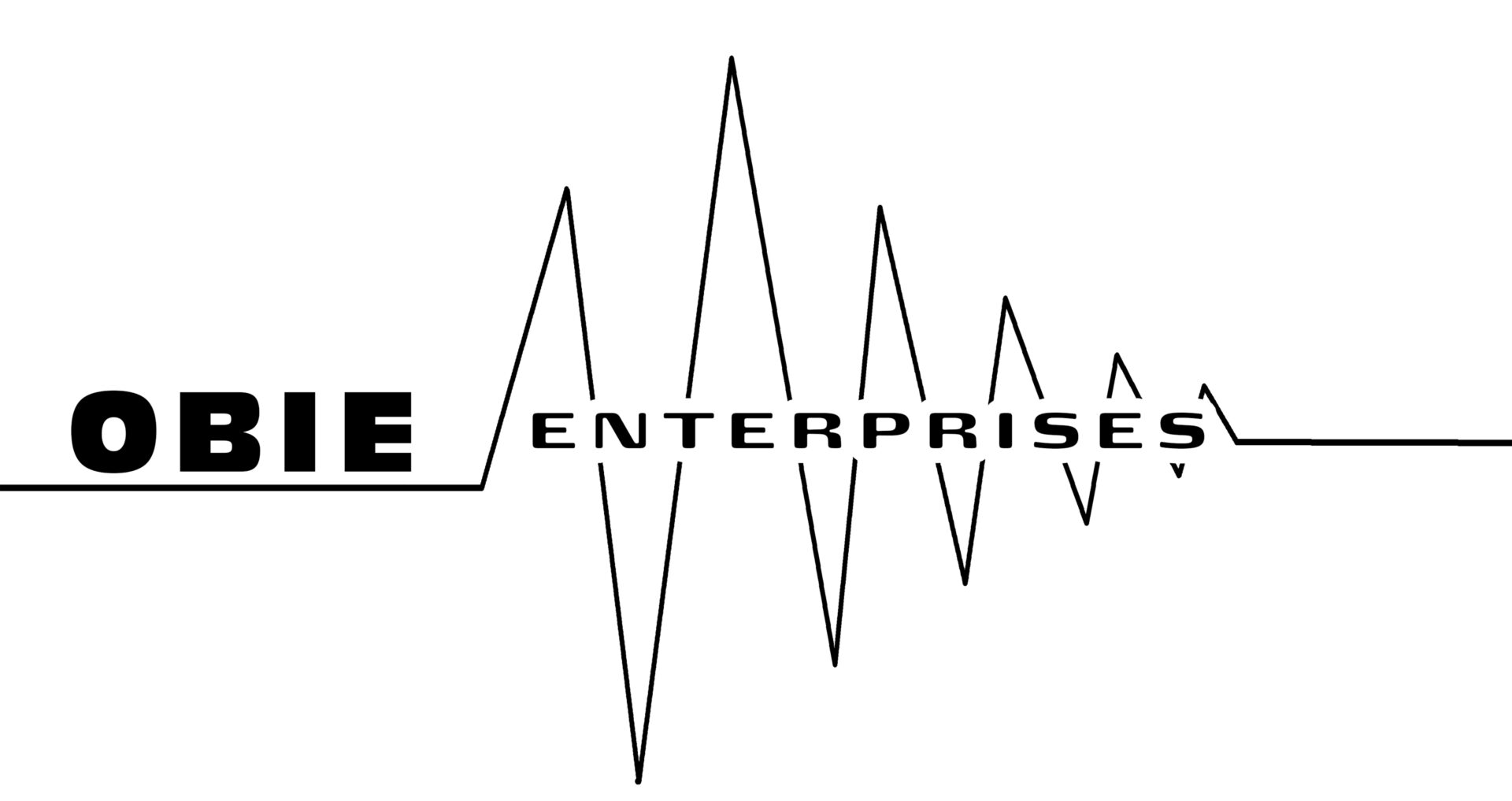 A black and white image of the logo for enterprise.