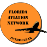 Florida Aviation Network logo with airplane.