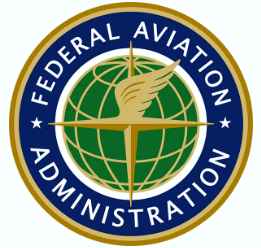 Federal Aviation Administration emblem with globe.