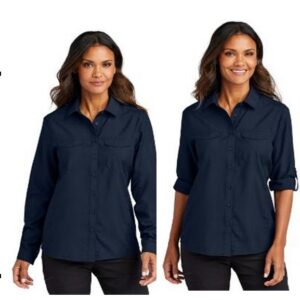 Port Authority® Women's Long Sleeve UV Daybreak Shirt. LW960